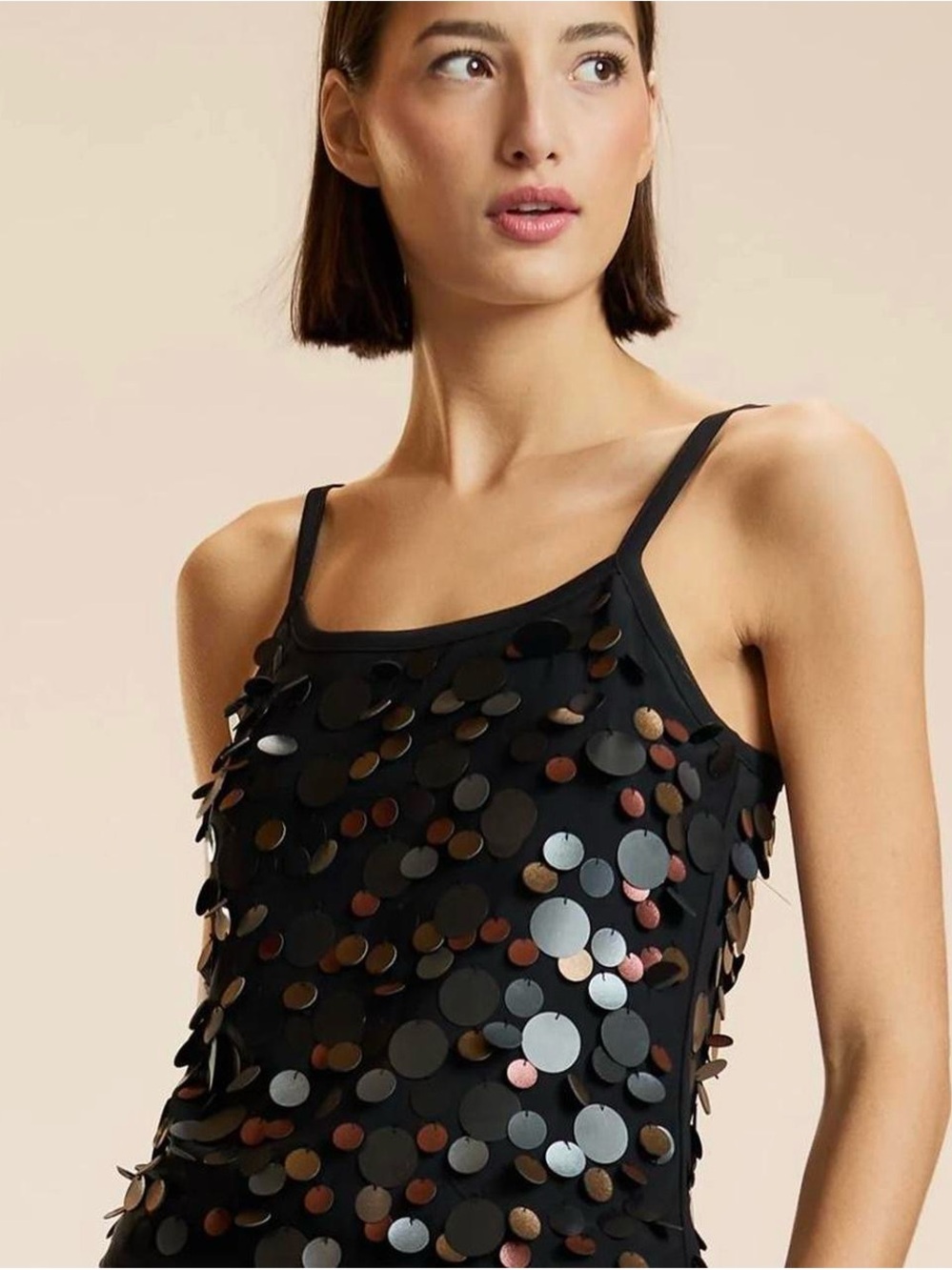 Cynthia Rowley Paola Paillette Cami NWT. - Picture 1 of 6
